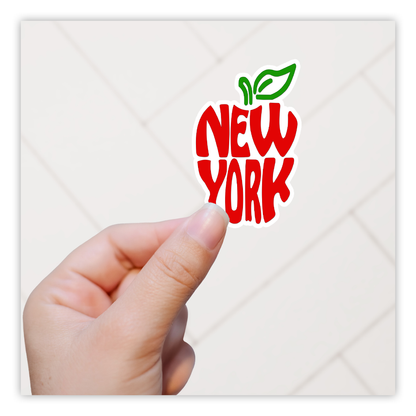 New York The Big Apple Die Cut Sticker (5082)