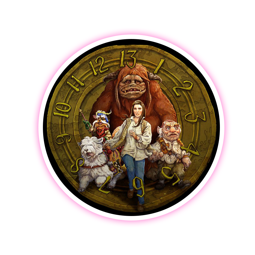 Jim Henson's Labyrinth Sarah and Friends Die Cut Sticker (509)