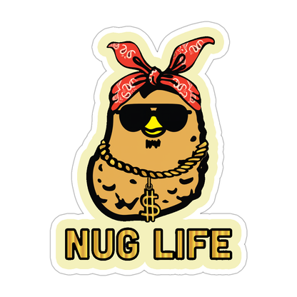 Nug Life Die Cut-plakker (5103)