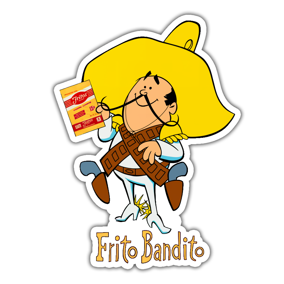 Frito Bandito Die Cut Sticker (5115)