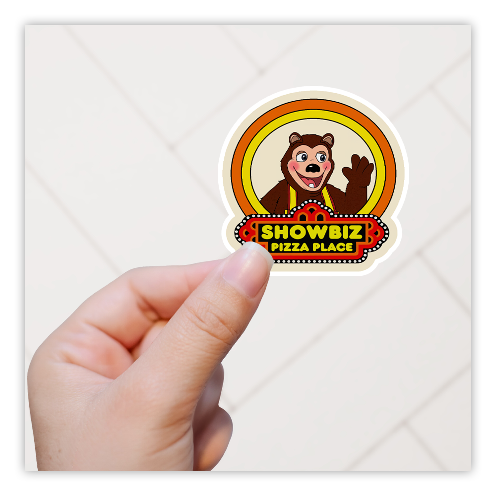 Showbiz Pizza Place Die Cut Sticker (5136)