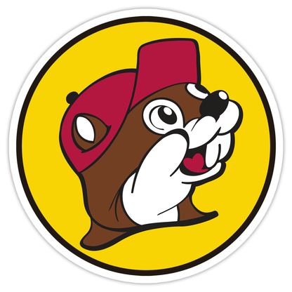 Buc-ee's Beaver Die Cut Sticker (5138)