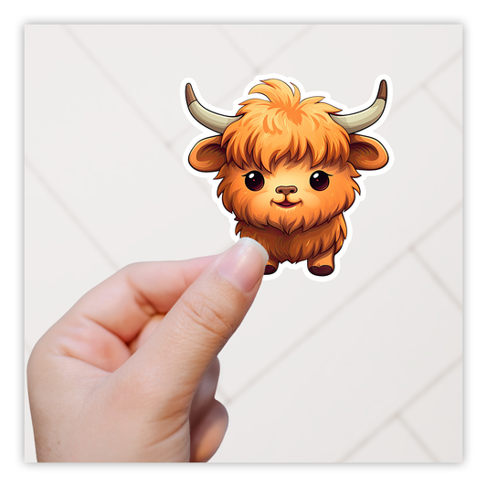 Highland Cow Die Cut Sticker (5147)