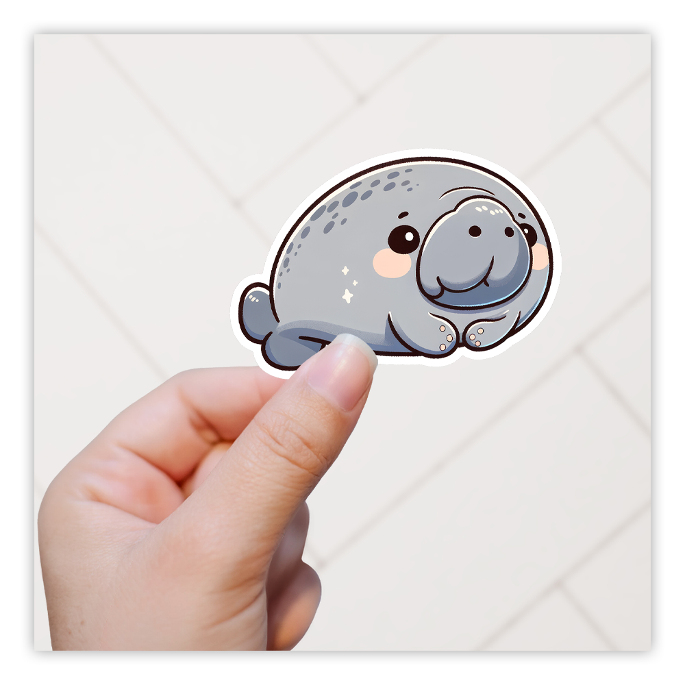 Manatee Sea Cow Die Cut Sticker (5149)