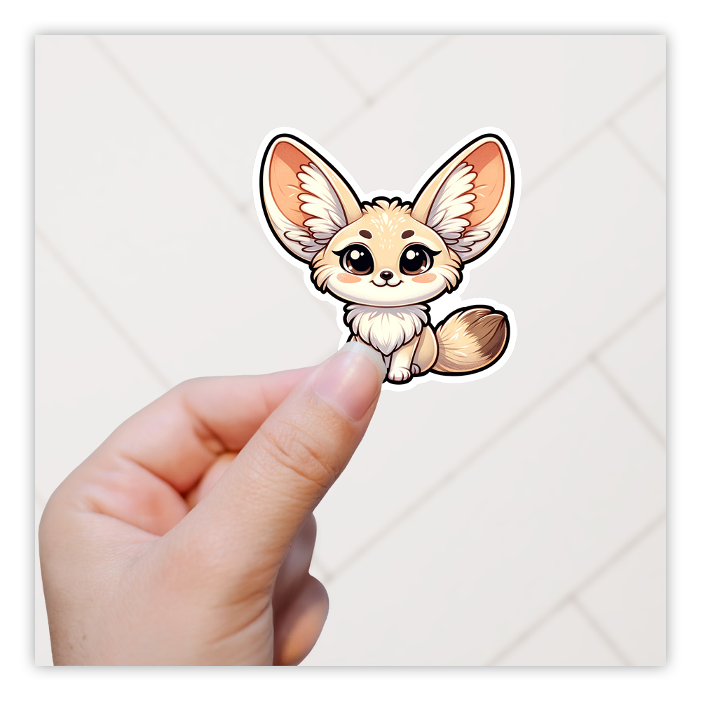 Fennec Fox Die Cut Sticker (5151)