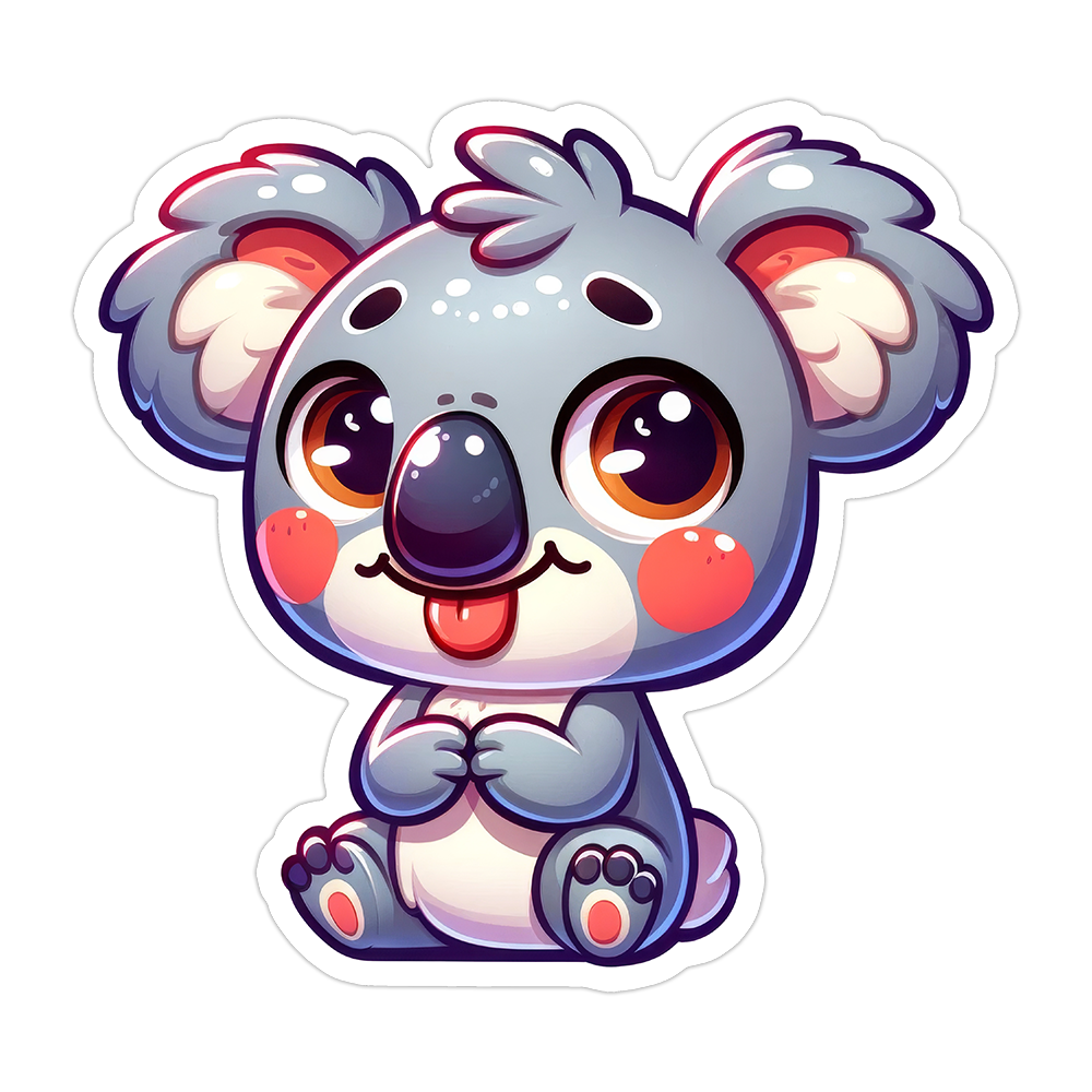 Koala Bear Die Cut Sticker (5155)