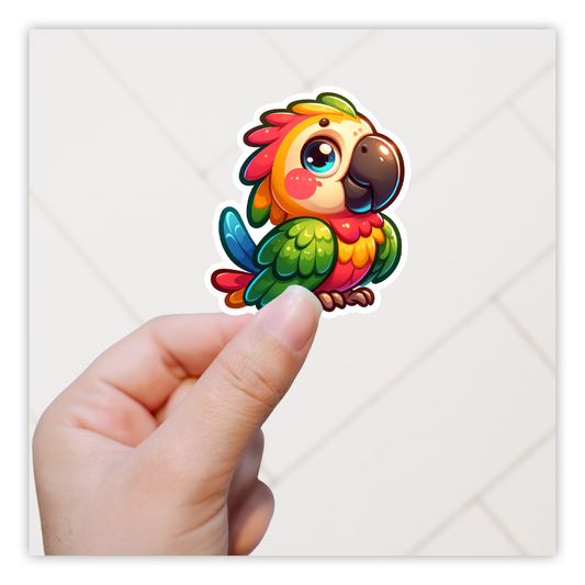 Parrot Die Cut Sticker (5160)