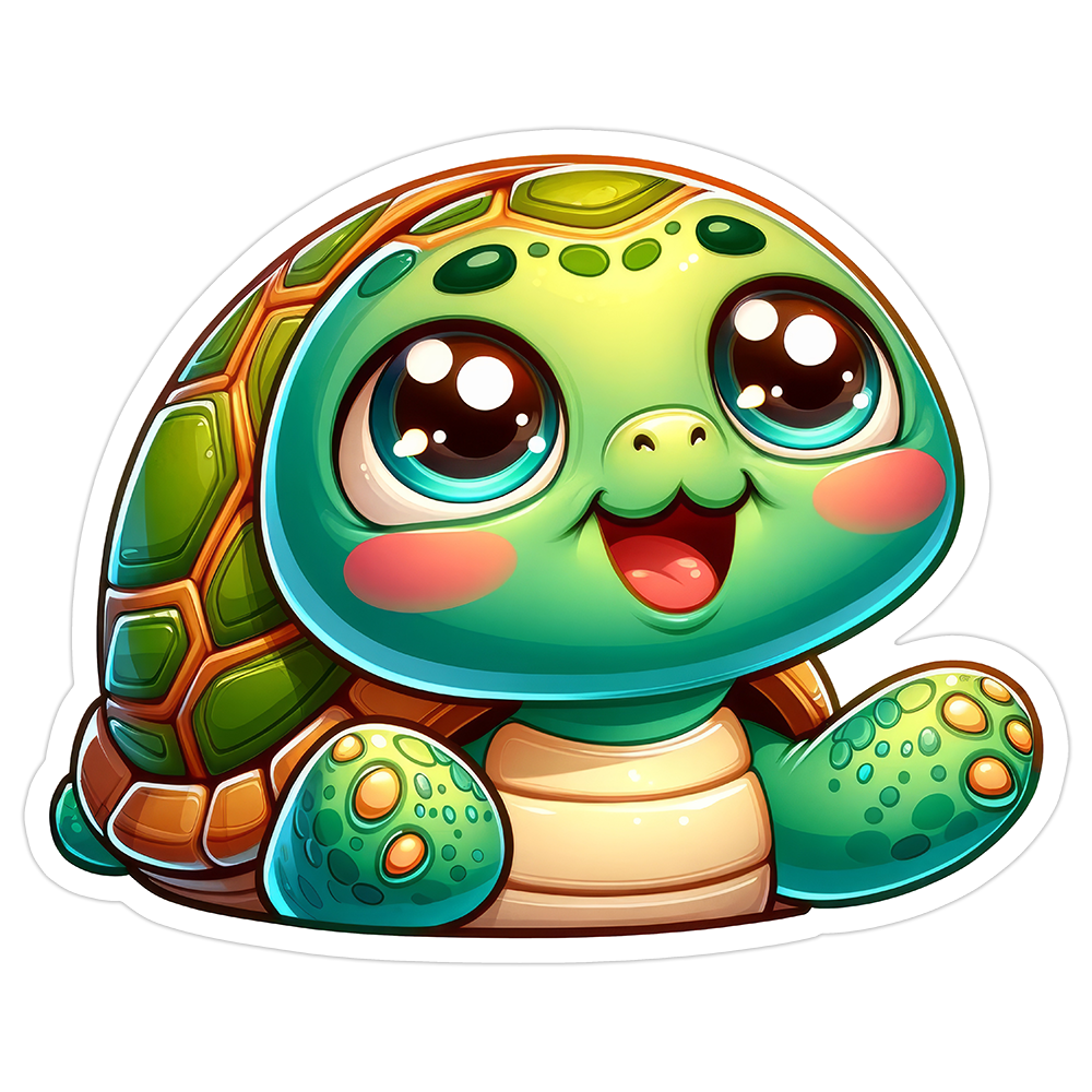 Tortoise Die Cut Sticker (5169)