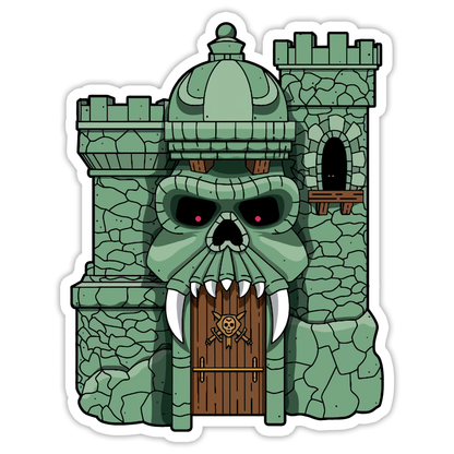 He-Man Castle Greyskull Die Cut-plakker (5173)