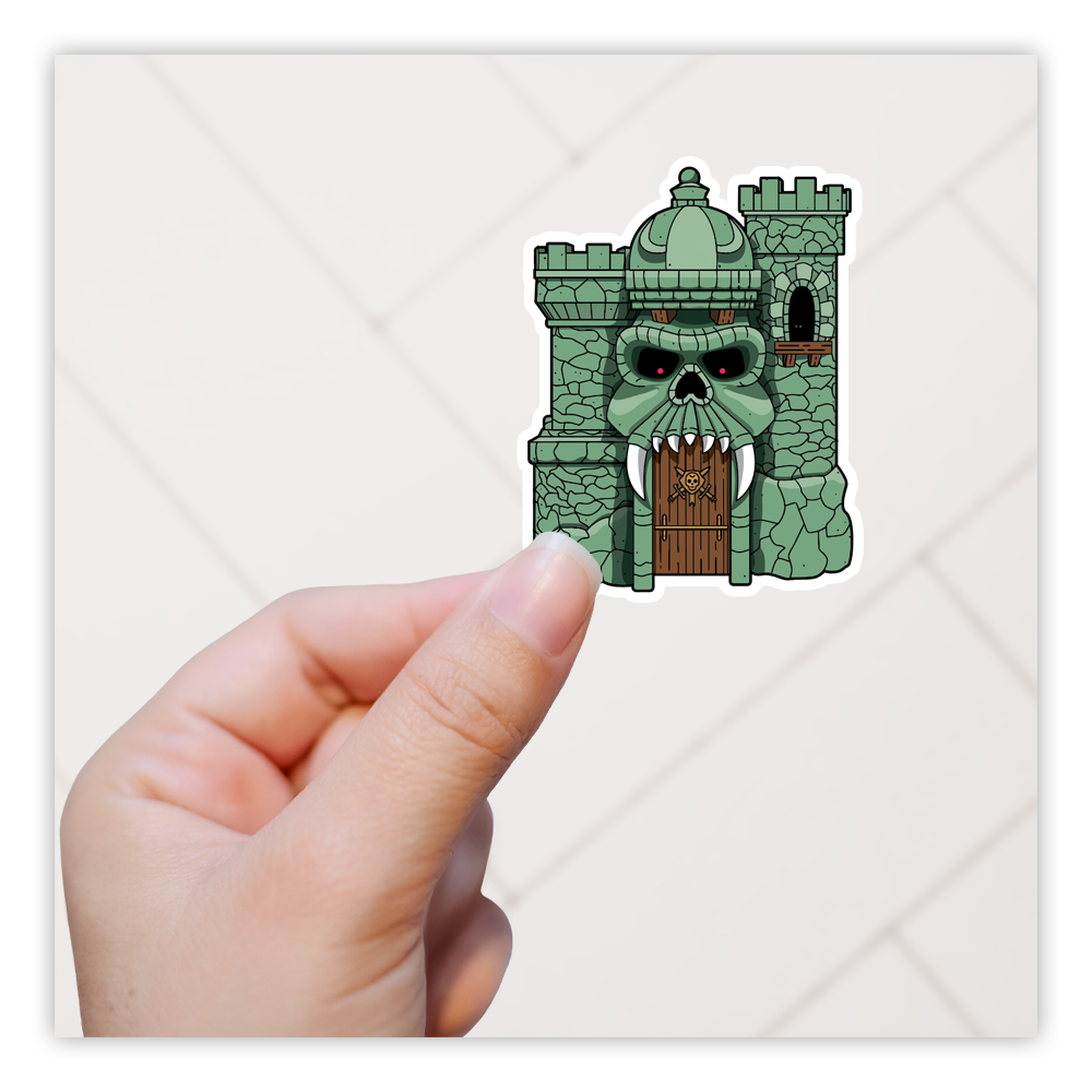 He-Man Castle Grayskull Die Cut Sticker (5173)