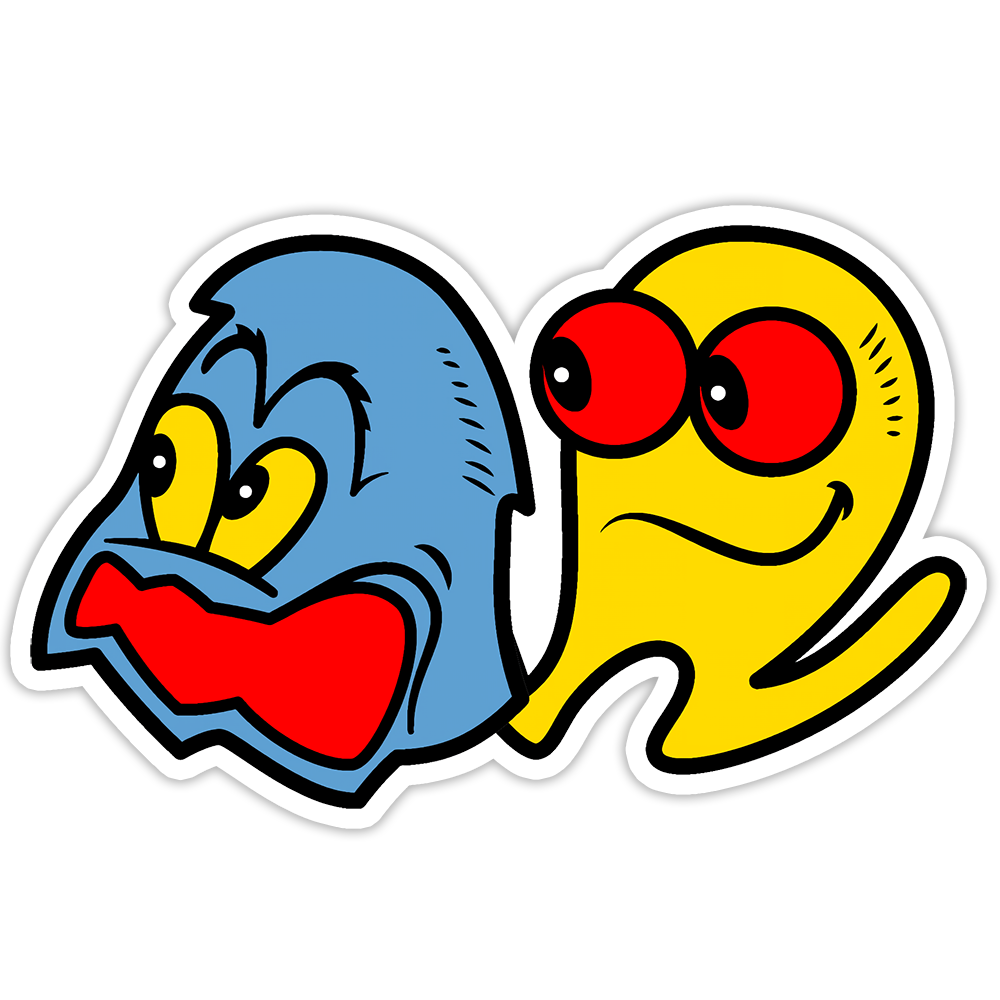 Pac-Man Die Cut Sticker (5176)