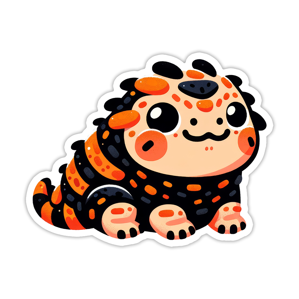 Gila Monster Die Cut Sticker (5184)