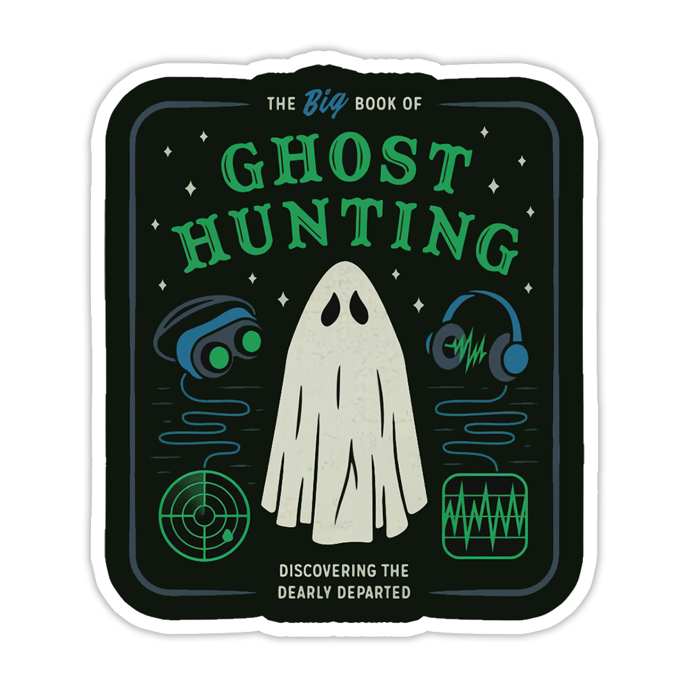 Big Book of Ghost Hunting Die Cut-plakker (5189)