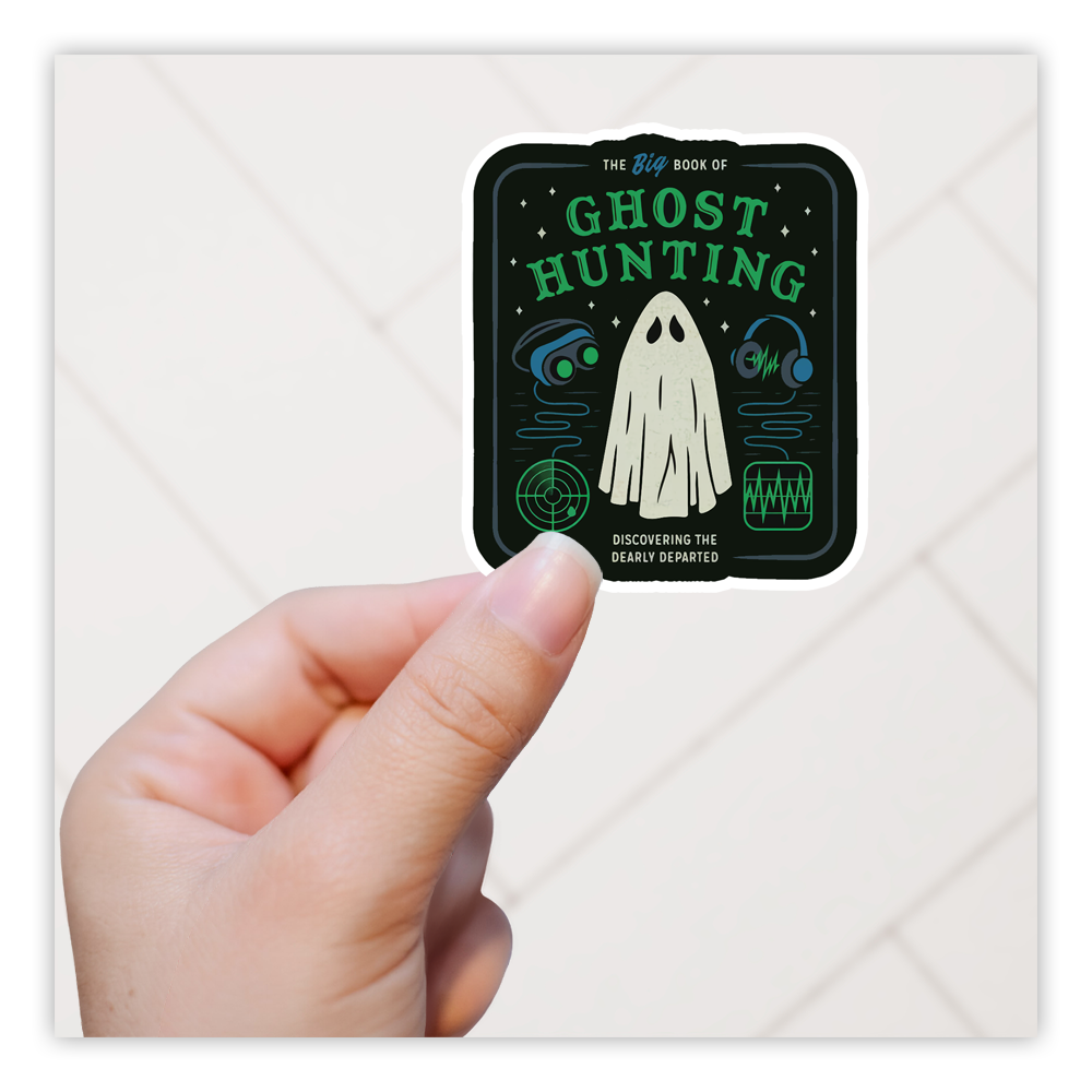 Big Book of Ghost Hunting Die Cut Sticker (5189)