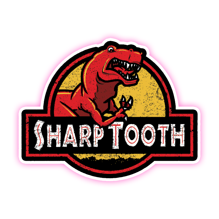 The Land Before Time Sharp Tooth Die Cut Sticker (521)