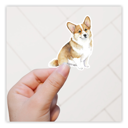 Corgi Dog Die Cut Sticker (5226)