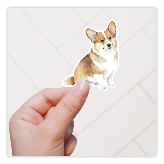 Corgi Dog Die Cut Sticker (5226)