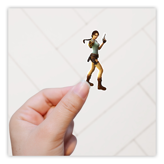 Tomb Raider Lara Croft Die Cut Sticker (524)