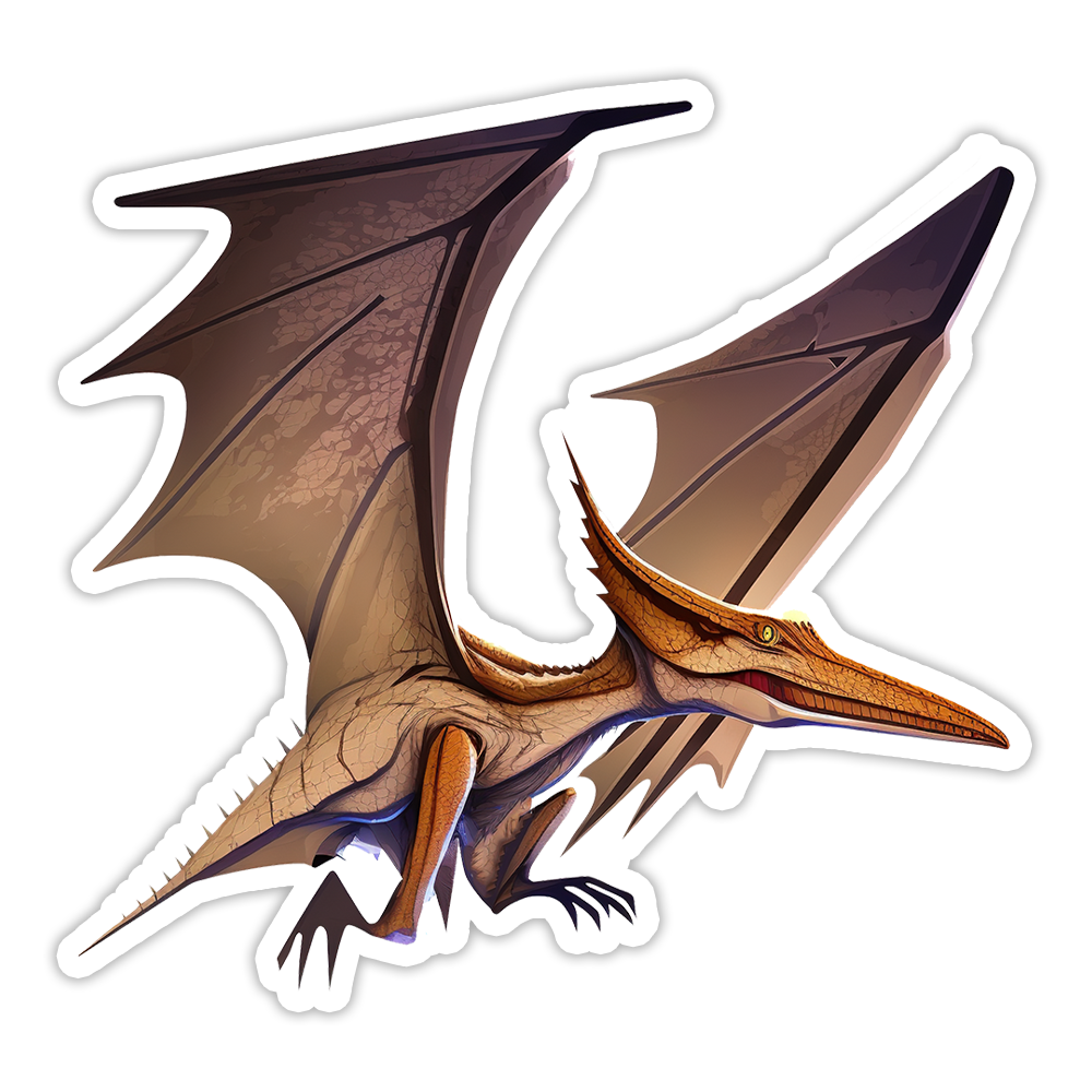 Pterodactyl Die Cut Sticker (5280)