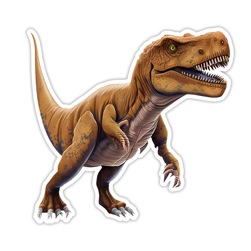 Tyrannosaurus Die Cut Sticker (5286)