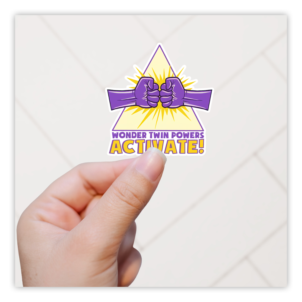 Wonder Twin Powers Activate Die Cut Sticker (5289)