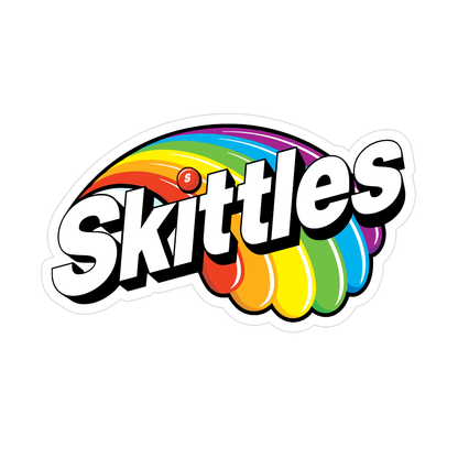 Skittles Candy Die Cut Sticker (5292)