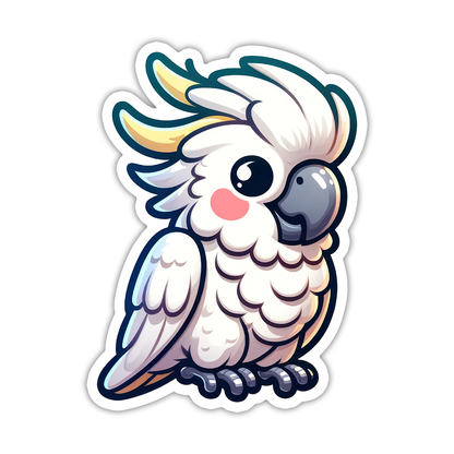 Cockatoo Die Cut Sticker (5299)