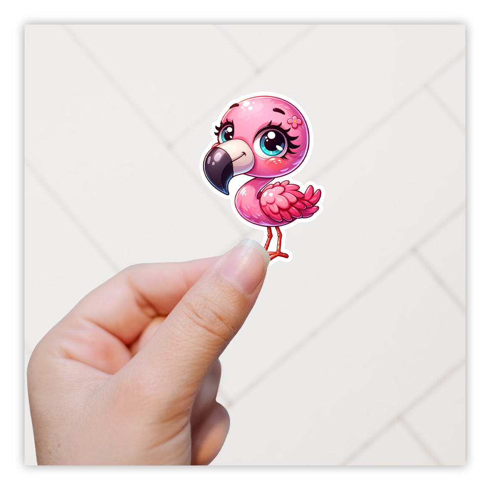 Flamingo Die Cut Sticker (5301)