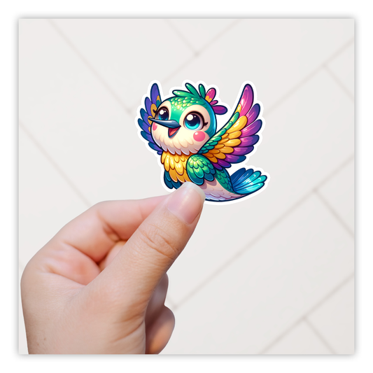 Hummingbird Die Cut Sticker (5304)