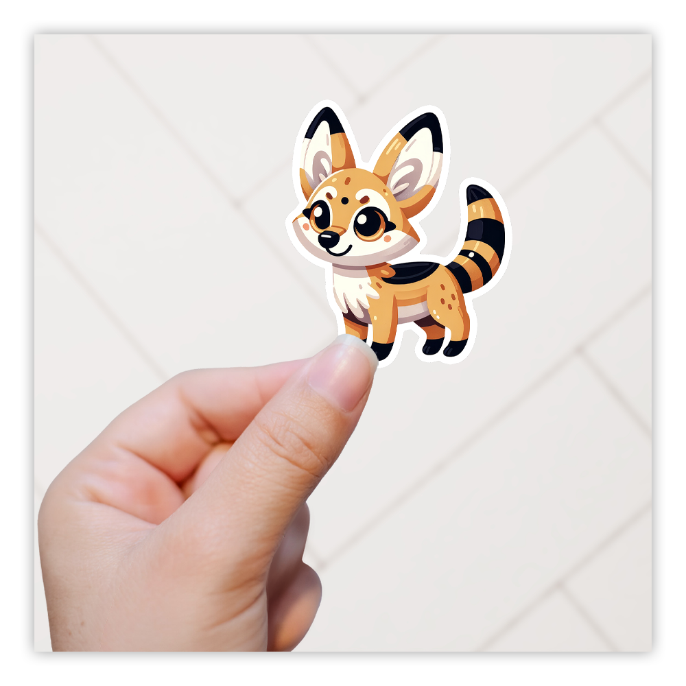 Jackal Die Cut Sticker (5306)