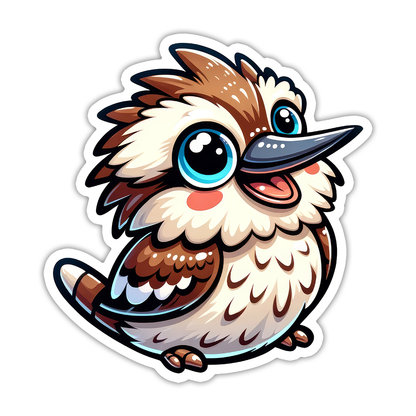 Kookaburra Bird Die Cut Sticker (5311)