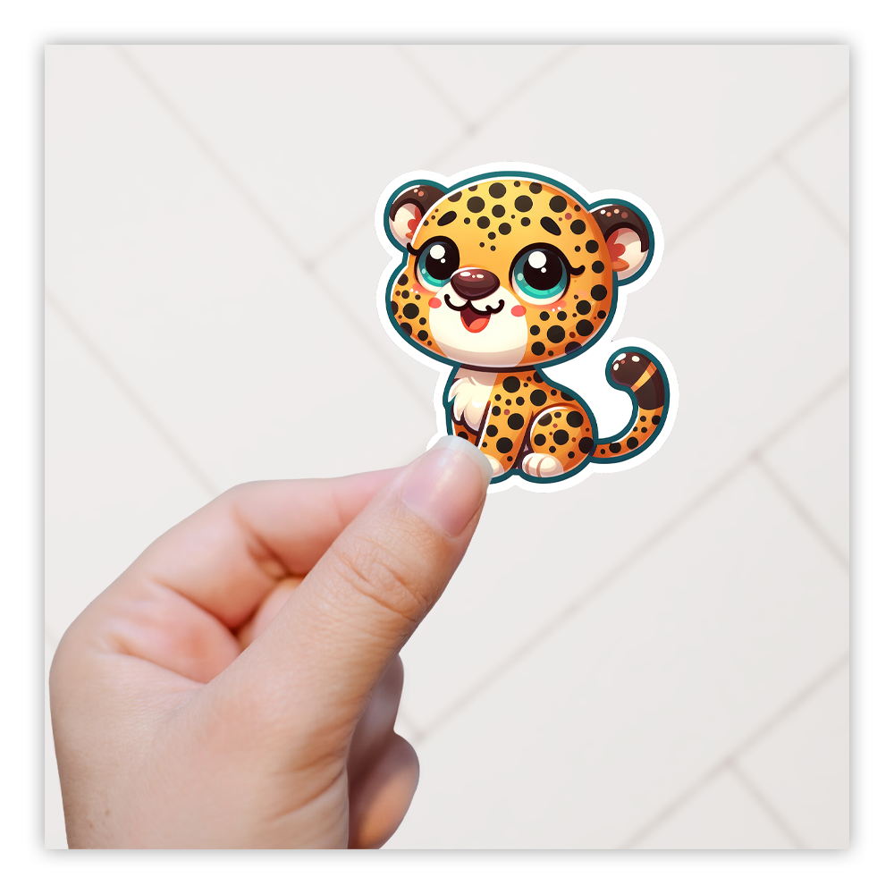 Leopard Die Cut Sticker (5312)