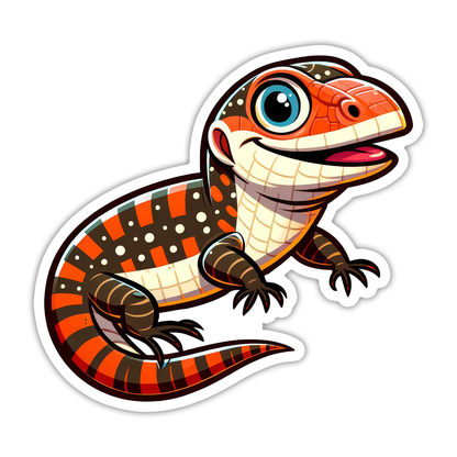 Monitor Lizard Die Cut Sticker (5314)