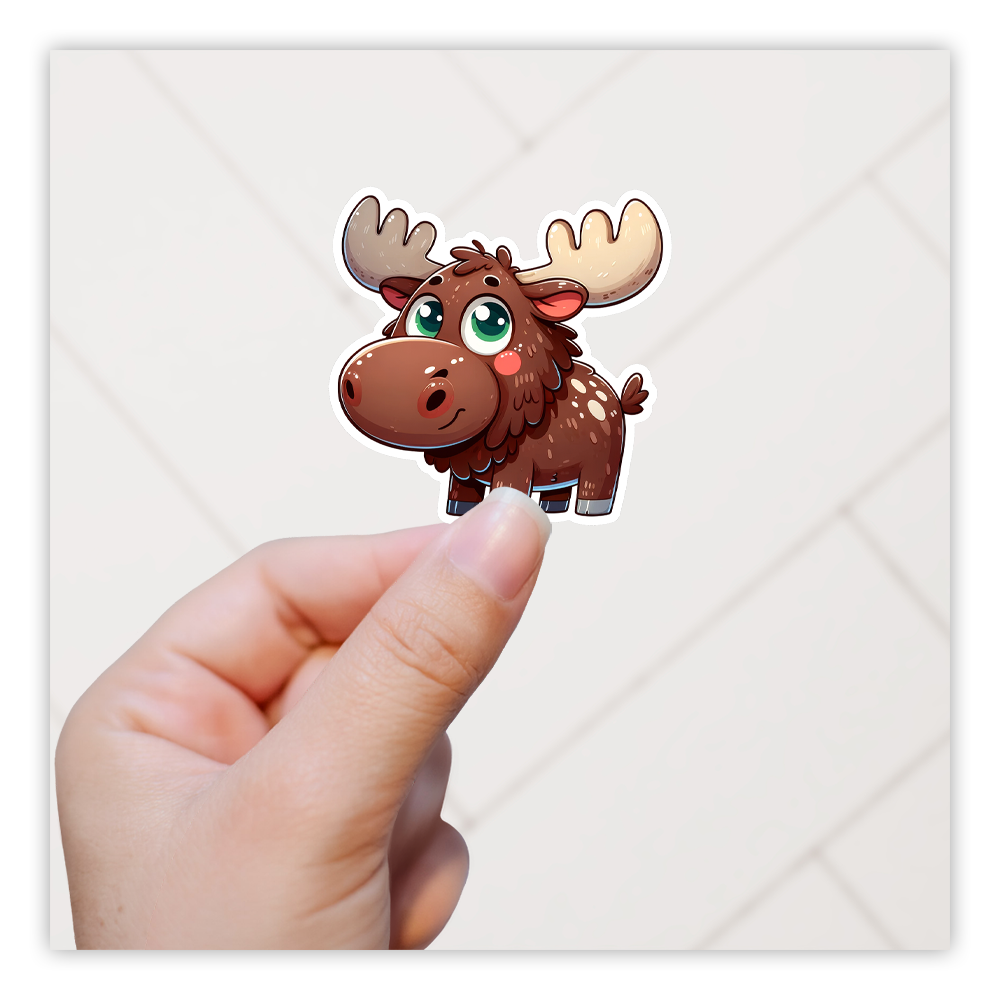 Moose Die Cut Sticker (5315)