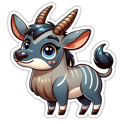 Nilgai Die Cut Sticker (5317)