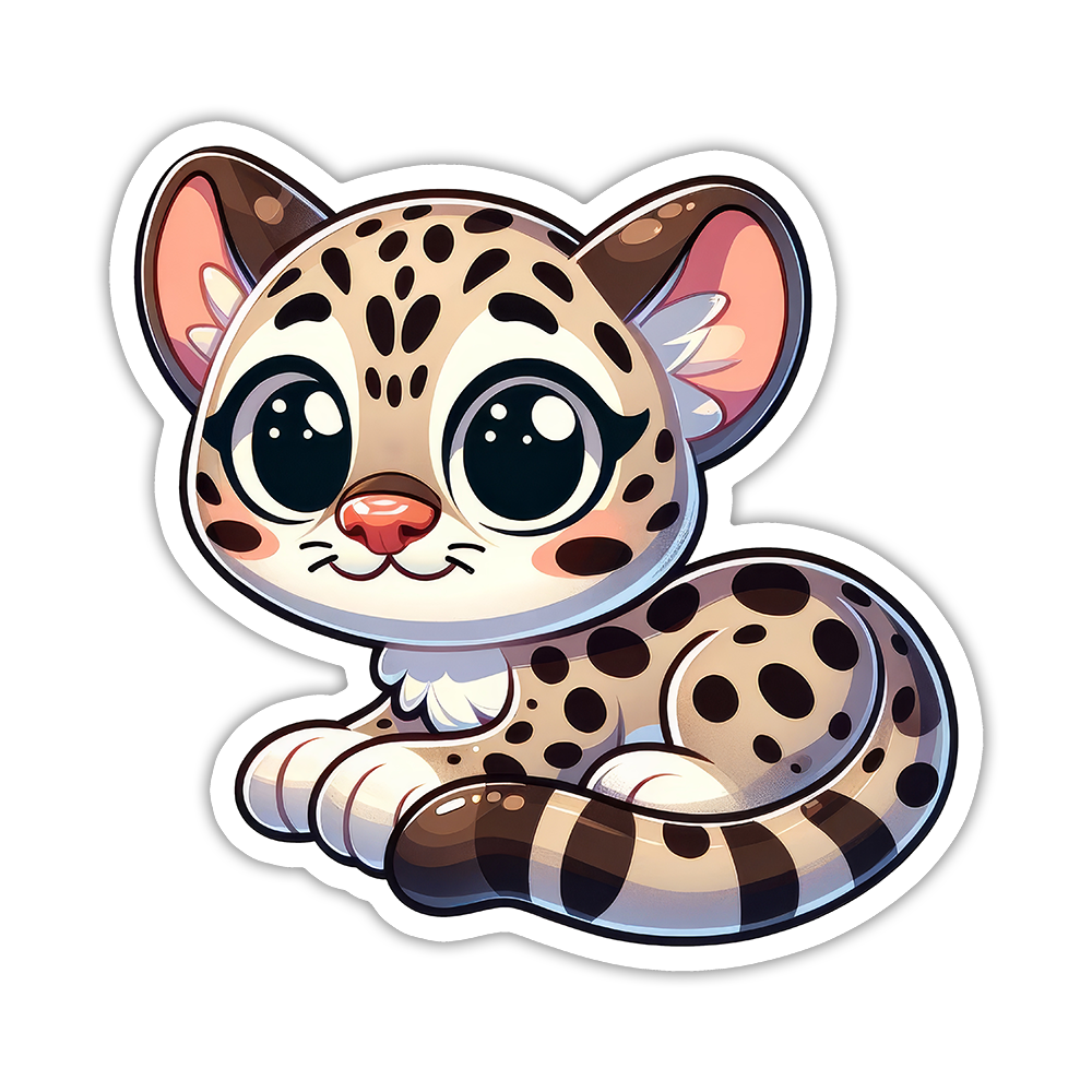 Ocelot Die Cut Sticker (5319)