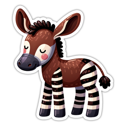 Okapi Die Cut Sticker (5320)