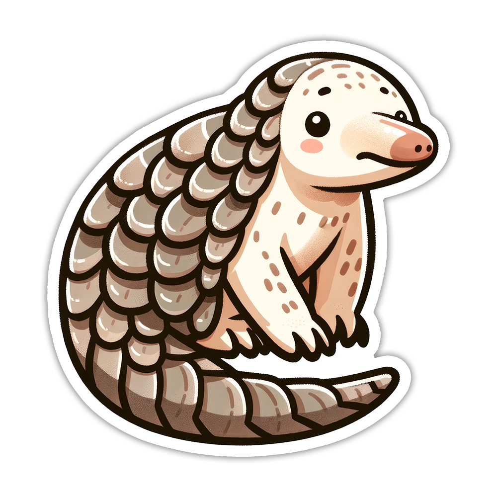 Pangolin Die Cut Sticker (5322)