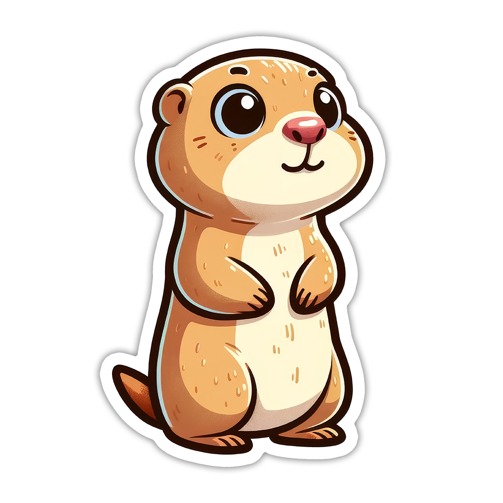 Prairie Dog Die Cut Sticker (5324)