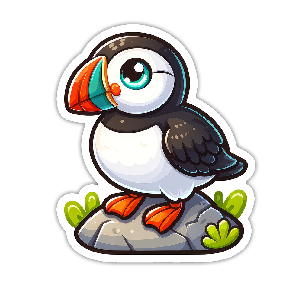 Puffin Die Cut Sticker (5325)