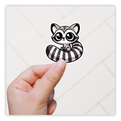 Ringtail Die Cut Sticker (5330)