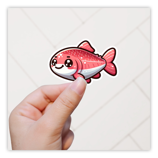 Salmon Fish Die Cut Sticker (5332)