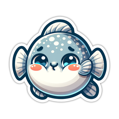 Sunfish Mola Mola Die Cut Sticker (5339)