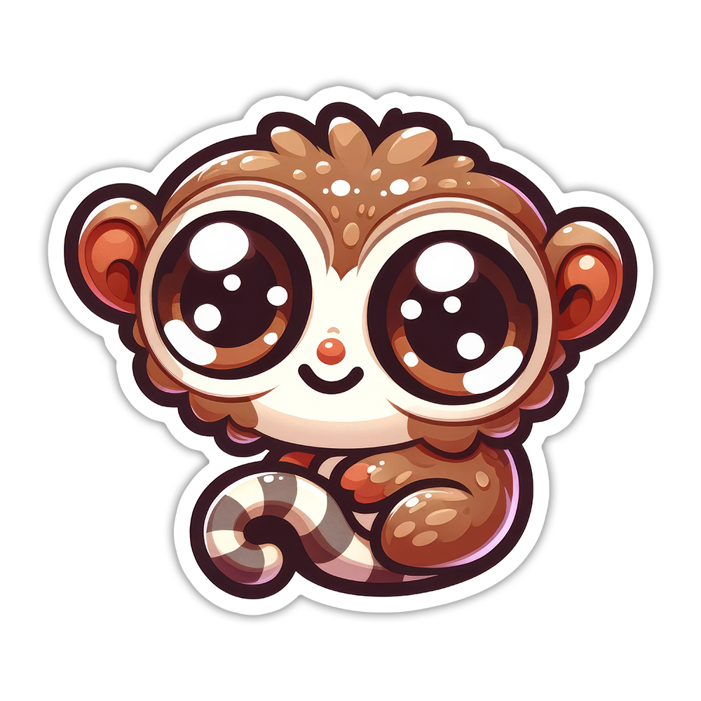 Tarsier Die Cut Sticker (5342)