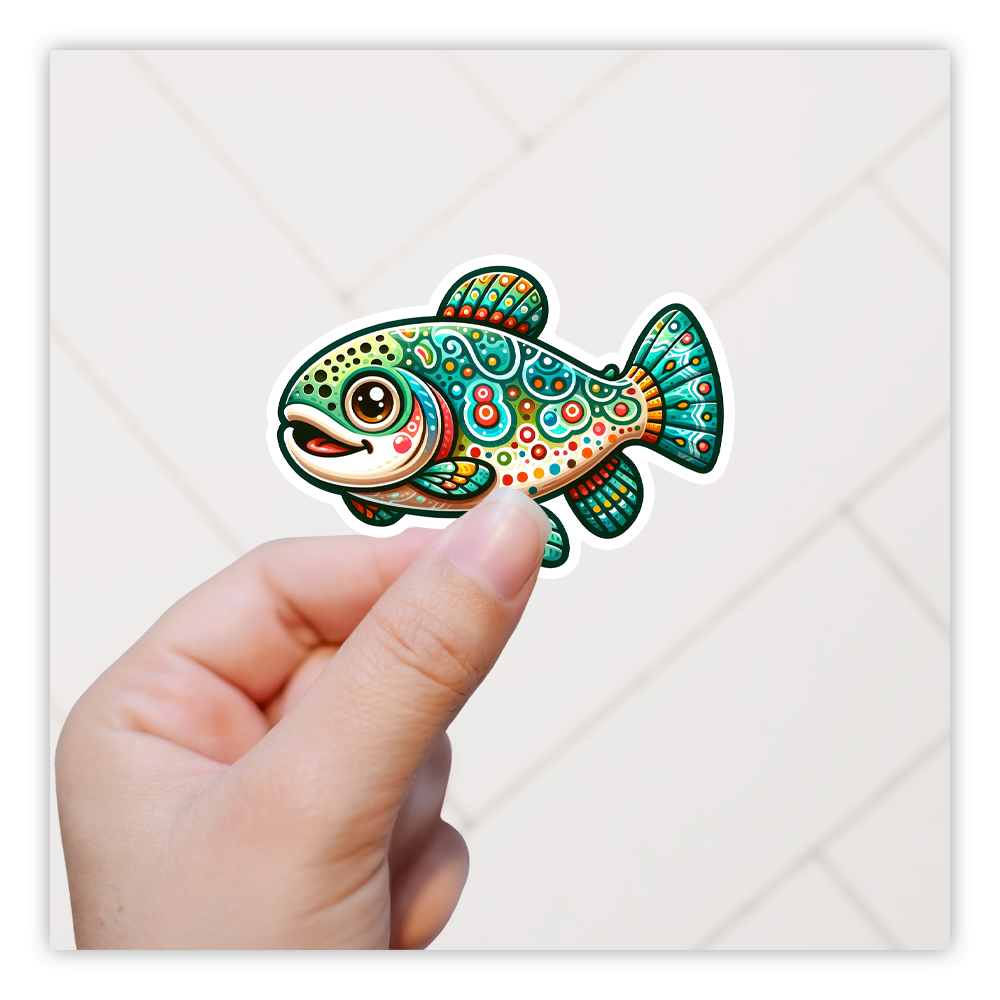 Trout Die Cut Sticker (5344)