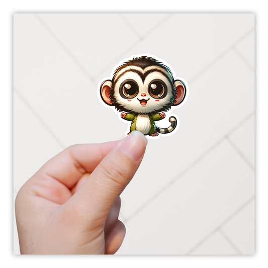 Vervet Monkey Die Cut Sticker (5346)