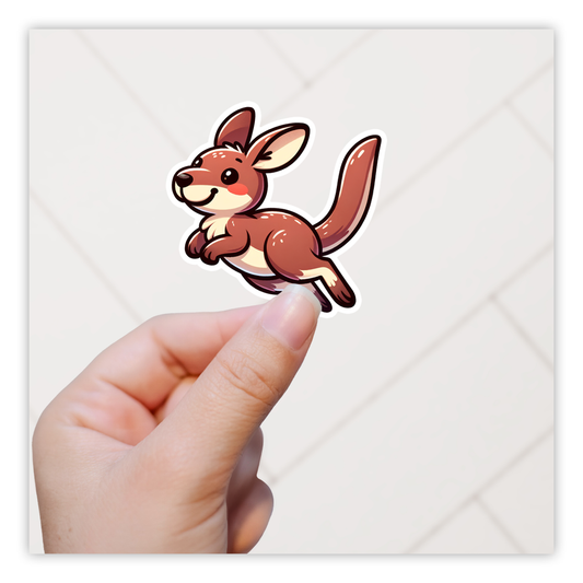 Wallaby Die Cut Sticker (5347)