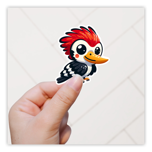 Woodpecker Die Cut Sticker (5350)