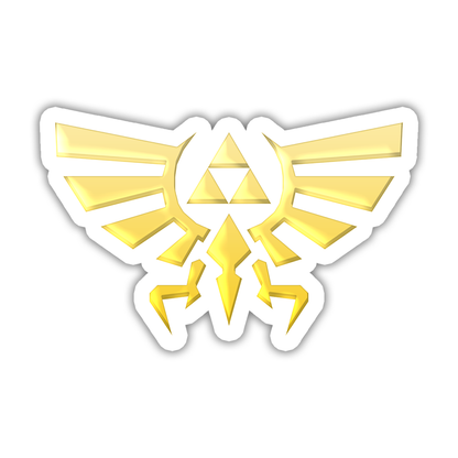 Legend of Zelda Triforce Die Cut Sticker (553)