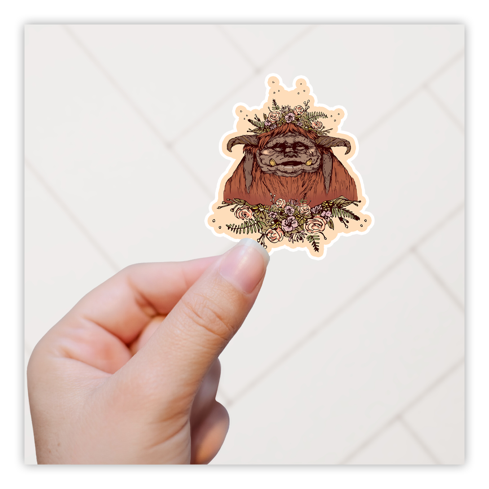 Jim Henson's Labyrinth Ludo Flowers Die Cut Sticker (555)